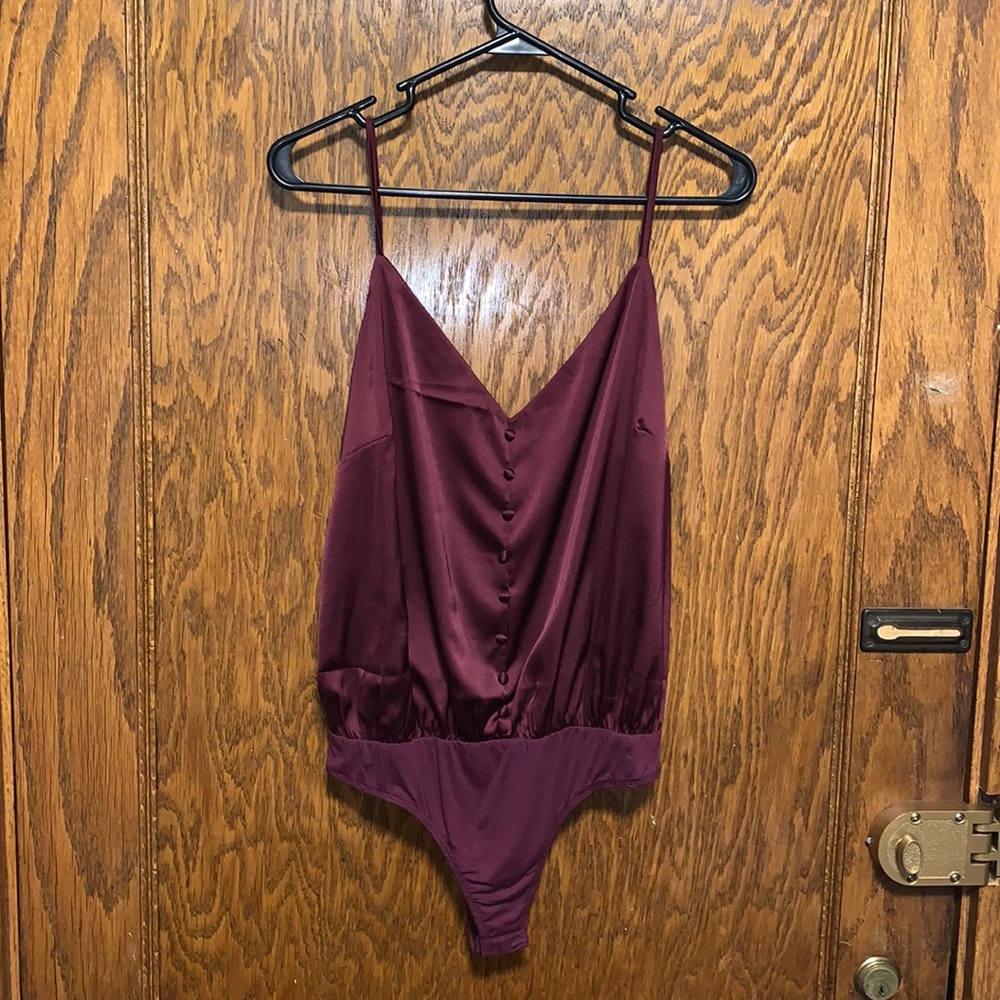 Lulu’s Satin Bodysuit